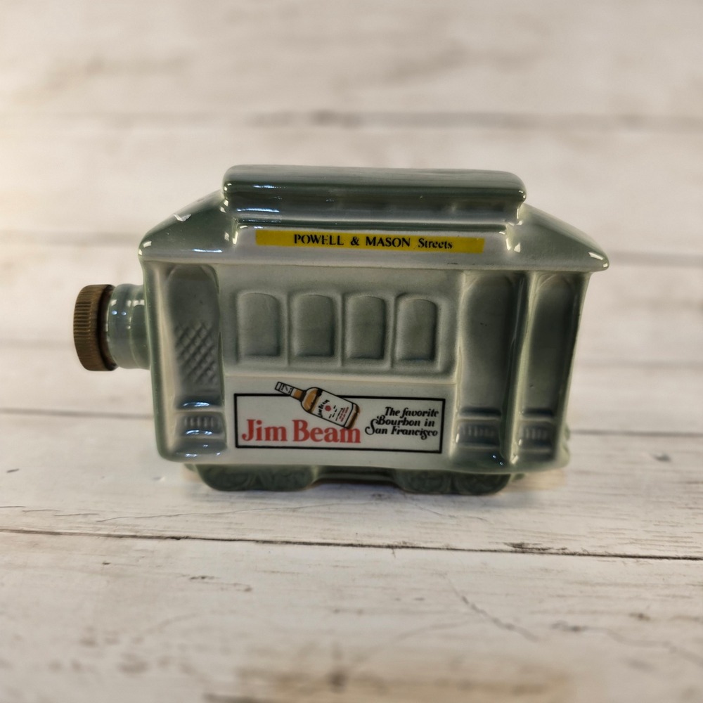 Vintage 1968 Jim Beam San Francisco Cable Car Decanter Regal China KY-DRB-230